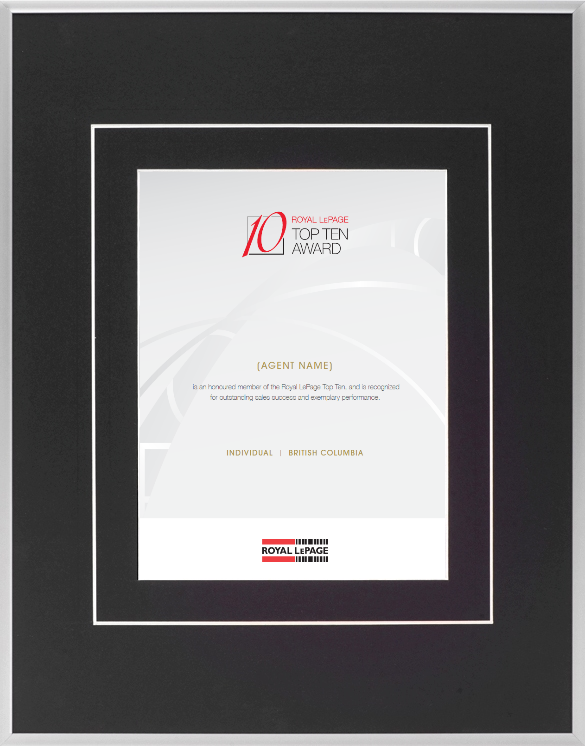 TOP 10 AWARD: INDIVIDUAL-REGIONAL